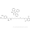 Grado farmaceutico Vilanterol Trifenatate CAS 503070-58-4